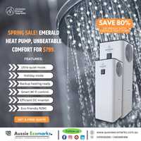 End of Spring Special! 💧Upgrade to the energy-efficient Emerald Heat Pump for just $799! 🌱 Perfect for...