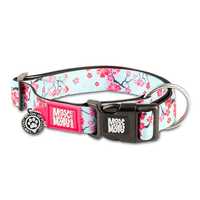 Max & Molly Smart ID Dog Collar - Cherry Bloom - Medium