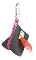 Max & Molly Neoprene Poop Bag Holder Triangle - Pink