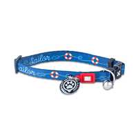 Max & Molly Smart ID Cat Collar - Sailor