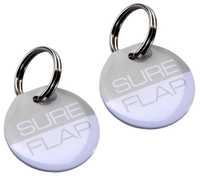 Sureflap & Surefeed RFID Replacement Collar Tags for Surepetcare Doors & Bowls - 2 pack