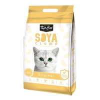 Kit Cat Soya Clumping Cat Litter made from Soybean Waste - Original 7 Litres