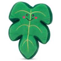 Zippy Paws Squeakie Pattiez Plush Squeaker Dog Toy - Monstera Leaf