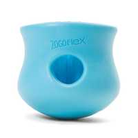 West Paw Toppl Treat Dispensing Dog Toy & Bowl - Small - Blue