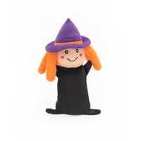 Zippy Paws Halloween Colossal Buddie Dog Toy - Witch