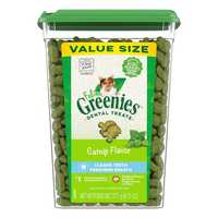 Greenies Feline Cat Dental Treats Catnip Flavour 277g Bulk Tub