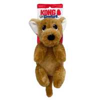 KONG Comfort Pups Plush Dog Toy - Peanut - Bulk Pack of 3