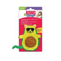 KONG Wrangler AvoCATo Crinkle Textured Catnip Cat Toy