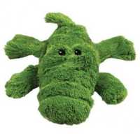 KONG Cozie - Low Stuffing Snuggle Dog Toy - Ali the Alligator - Small