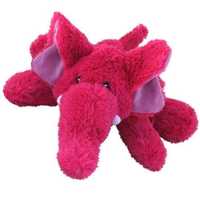 KONG Cozie - Low Stuffing Snuggle Dog Toy - Elmer Elephant - Small