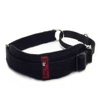 Black Dog Sighthound Martingale Collar - Greyhound - Black