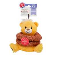 Charming Pet Ringamals Plush Puzzle Dog Toy - Bear