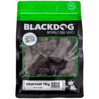 Black Dog Naturally Baked Charcoal Australian Biscuit Treats for Dogs 1kg