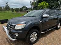 December, 2013 FORD Ranger. - Grey exterior with canopy, and aluminium roof rack. - Nudge-bar with pipe...