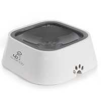 All Fur You Anti Splash Bowl | No Mess Pet Water Bowl - 1 Litre - Grey