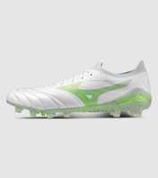 Security stability and speed crafted into a sleek an ultra lightweight silhouette the Mizuno Morelia 4...
