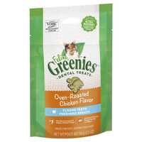 Greenies Feline Cat Dental Treats Oven Roasted Chicken Flavour 10 x 60g Packs