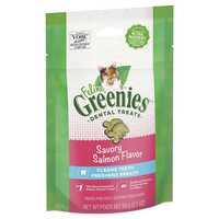 Greenies Feline Cat Dental Treats Savoury Salmon Flavour 10 x 60g Packs