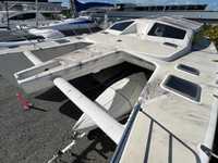 An exceptional opportunity to secure a white Kelsall 55X Sailing Catamaran, partially completed to...