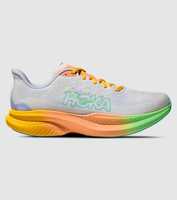 Behold the lightest and most responsive Mach yet! Built for speed the HOKA Mach 6 performs best during...