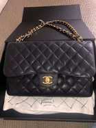 CHANEL JUMBO DOUBLE FLAP BAG CAVIAR