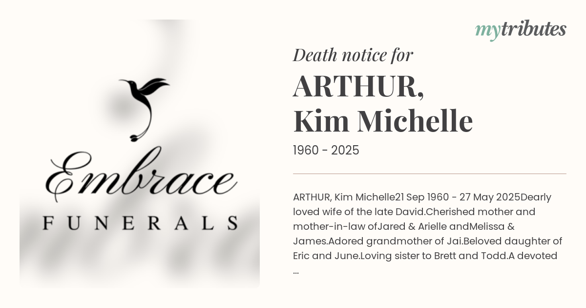 ARTHUR, Kim Michelle