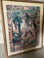 Amazing Italian print in a traditional frame , outstanding piece will make a striking feature to any...