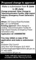 Other Change- High Impact Industry (emergency power generator only)