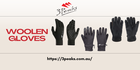 STAY WARM WITH 3 PEAKS WOOLEN GLOVES