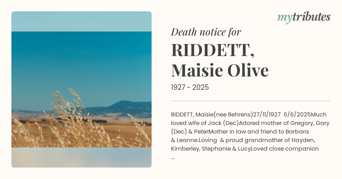Remembering Australian Fashion Icons: Maisie Riddett & Perri Cutten's Legacy