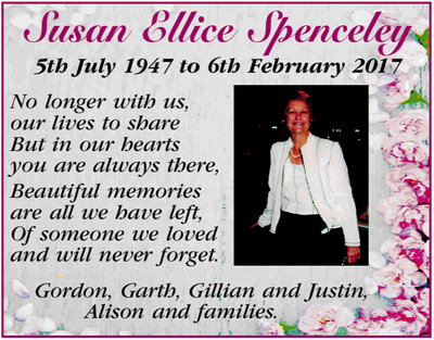 SPENCELEY, Susan Ellice