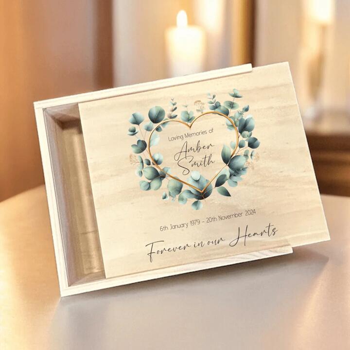 Create a gentle place to hold treasured memories with this beautifully crafted Large Wooden Memorial...