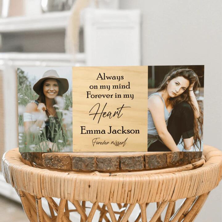 Keep their memory close with this beautiful Personalised Memorial Photo Block, thoughtfully designed to...