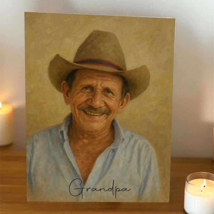 Some moments deserve to be preserved as art. Our Personalised AI Portrait Art Block transforms your...