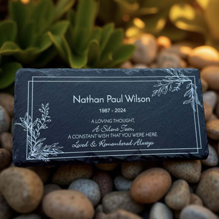 Some memories deserve a place that feels as enduring as the love they represent. Our Personalised Slate...