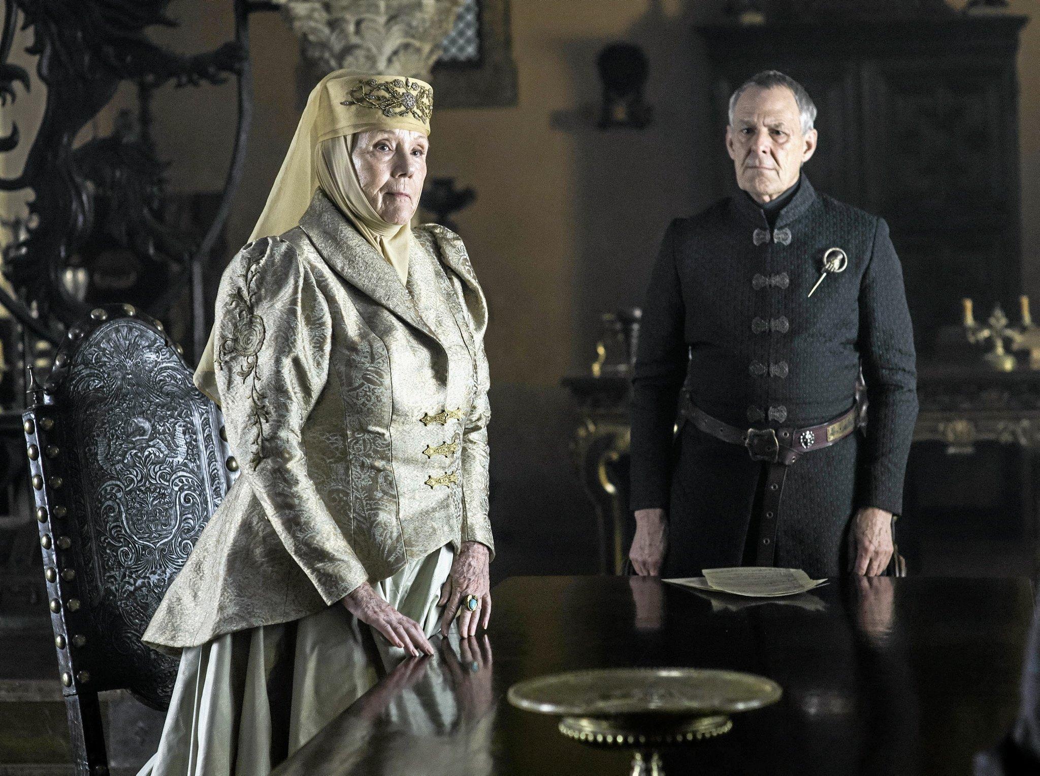 The Queen of Thorns, Lady Olenna Tyrell is the ruthless matriarch of House Tyrell. 