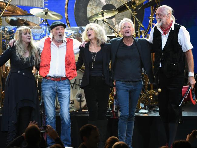 Fleetwood Mac in January this year. Picture: AP