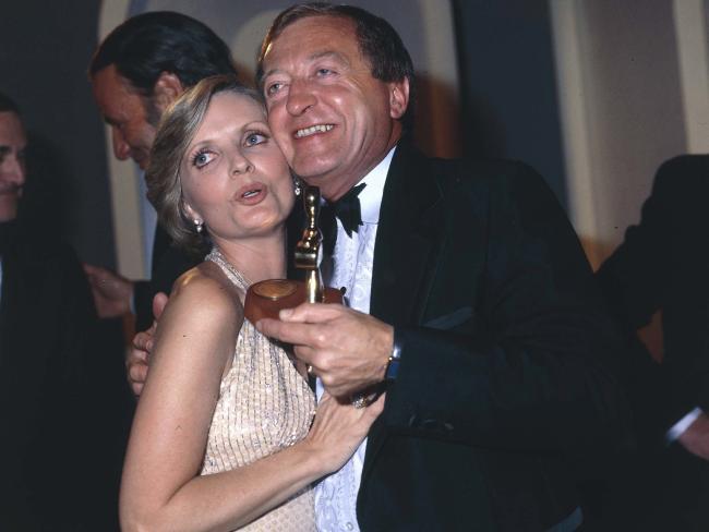 Brady Bunch star Florence Henderson with Graham Kennedy at the 1978 Logie Awards. Logies.