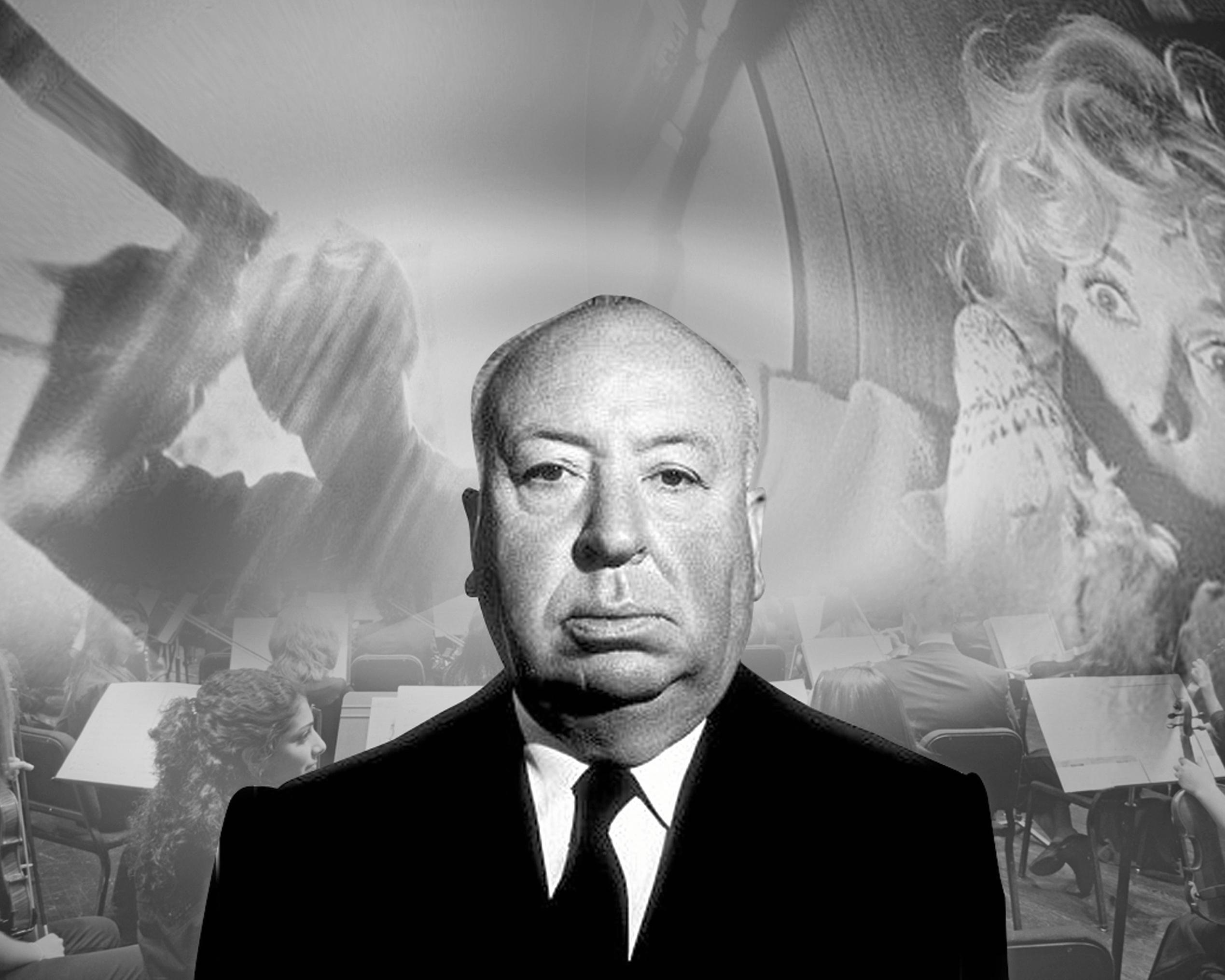 Legendary film director Alfred Hitchcock