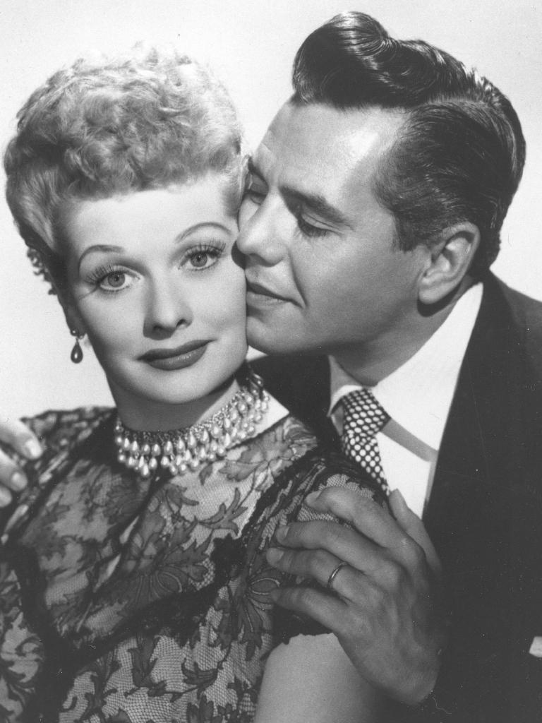 Lucille Ball with Desi Arnaz. Picture: AP