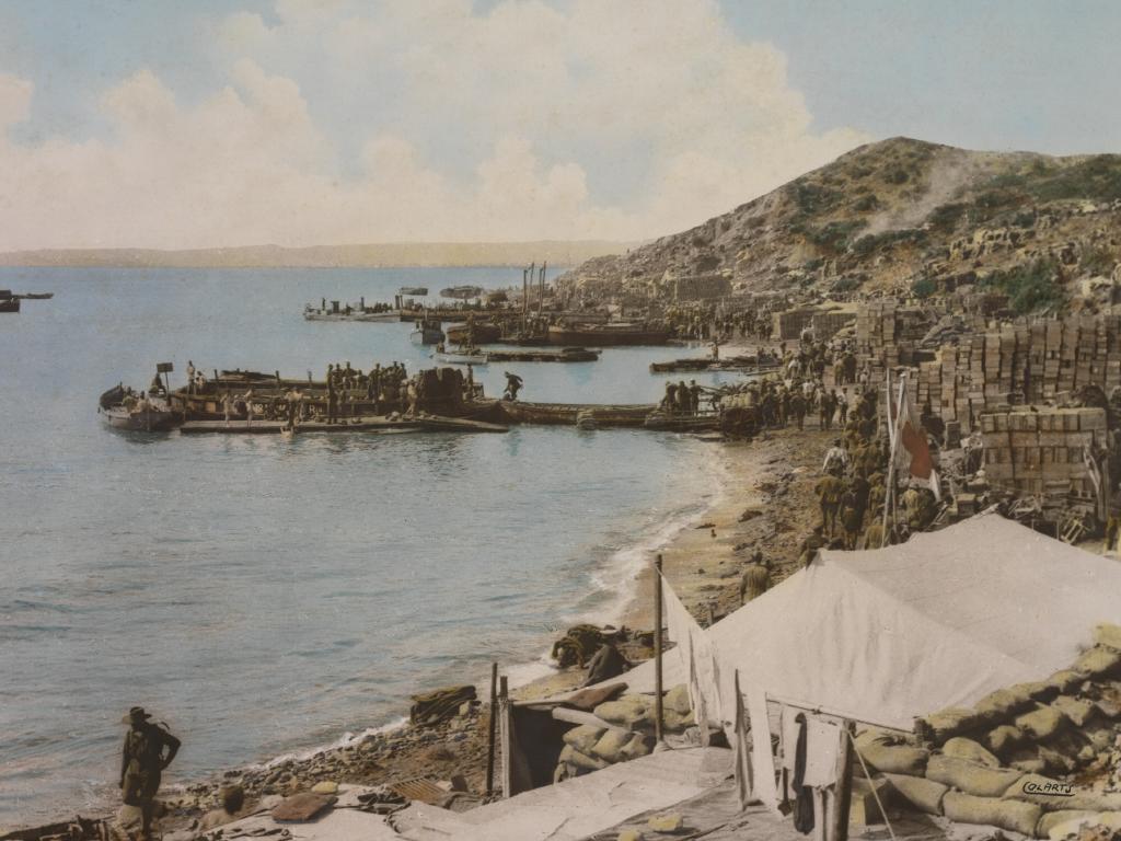 Anzac Cove, Gallipoli, Turkey, 1915.
