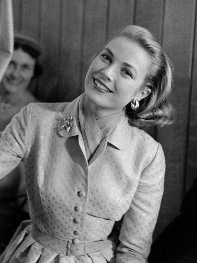 Grace Kelly in her parents' home in Philadelphia. Picture: Getty Images