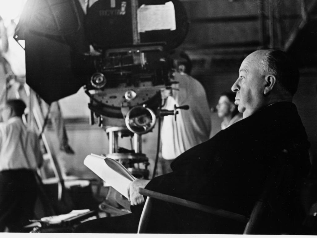 Alfred Hitchcock in the director’s seat.