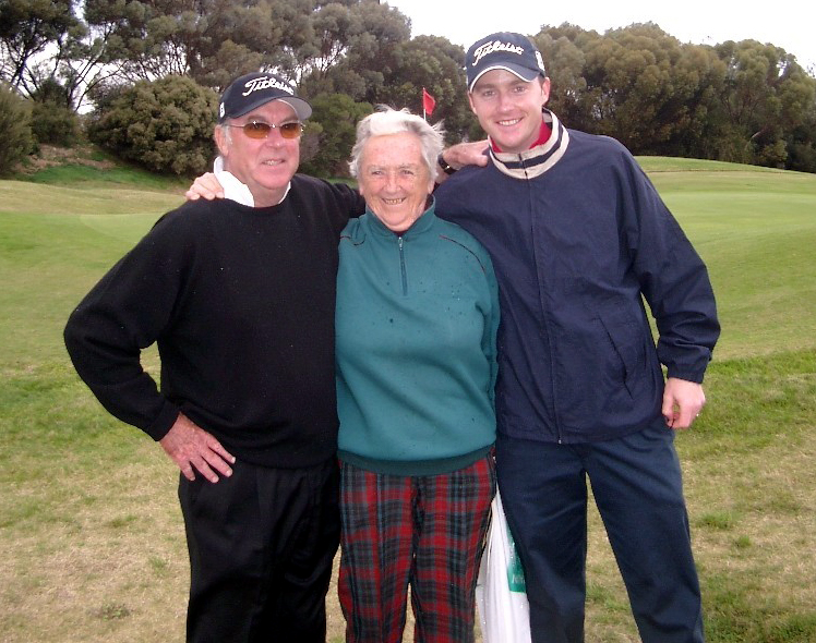 Rhonda with Bob Tuohy and Ben Tuohy.