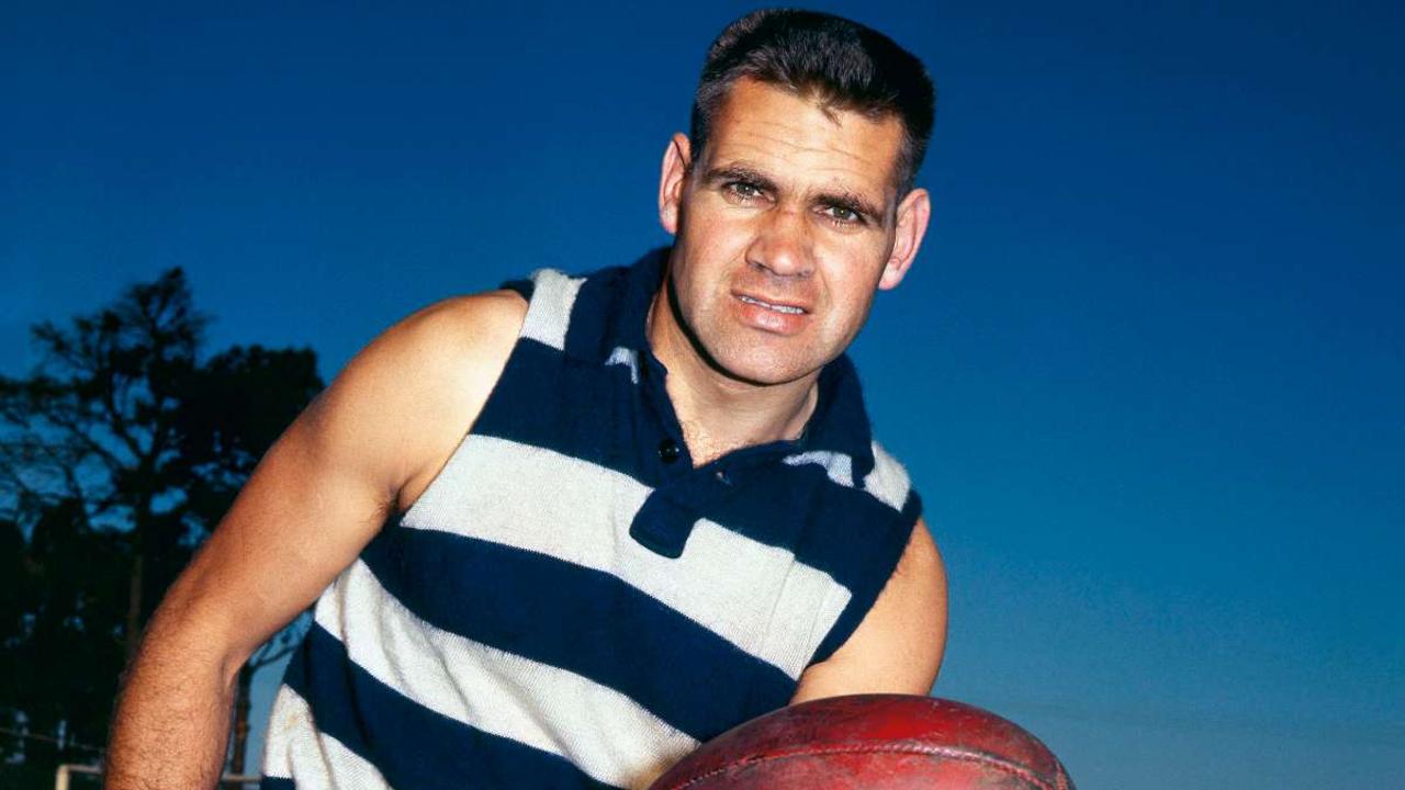 Graham 'Polly' Farmer during his playing days.