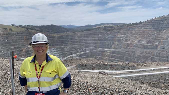 OPPORTUNITIES:Gumatj Corporation deputy chairman Djawa Yunupingu and chief executive Klaus Helms at Gulkula Mine