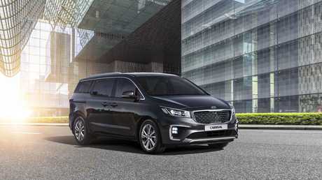 The top-spec Kia Carnival is loaded with features.