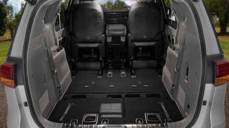 A deep boot offers truly cavernous storage.