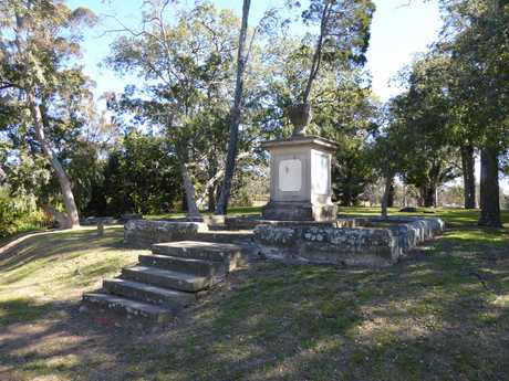 The Macarthur Family Grave in Camden Park. Photo: Scott Hill Sydney Living Museums