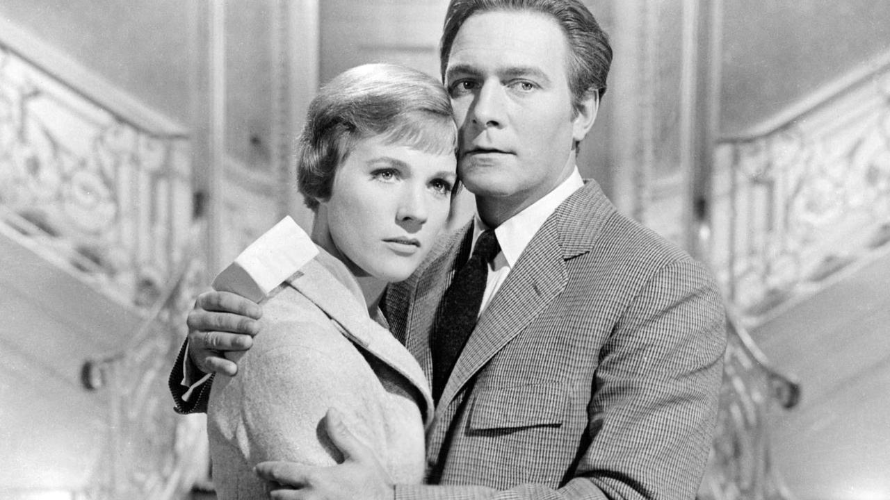Christopher Plummer with Julie Andrews in a promotional portrait for The Sound of Music. Picture: Silver Screen Collection/Getty Images